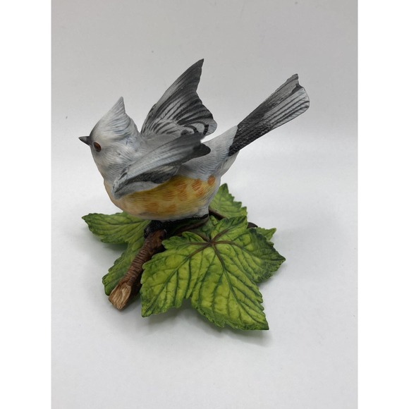 Lenox Garden Bird Sculptor Collection -Tufted Titmouse pre-owned with COA - Picture 3 of 12